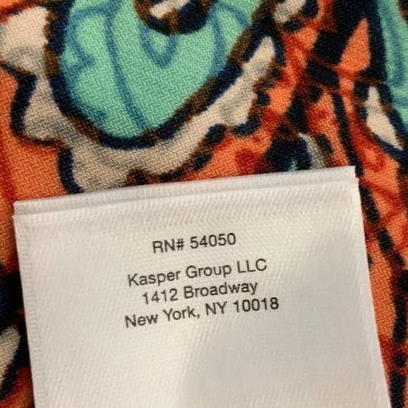 NWT Anne Klein Paisley A-line Dress 💐 - Picture 7 of 7